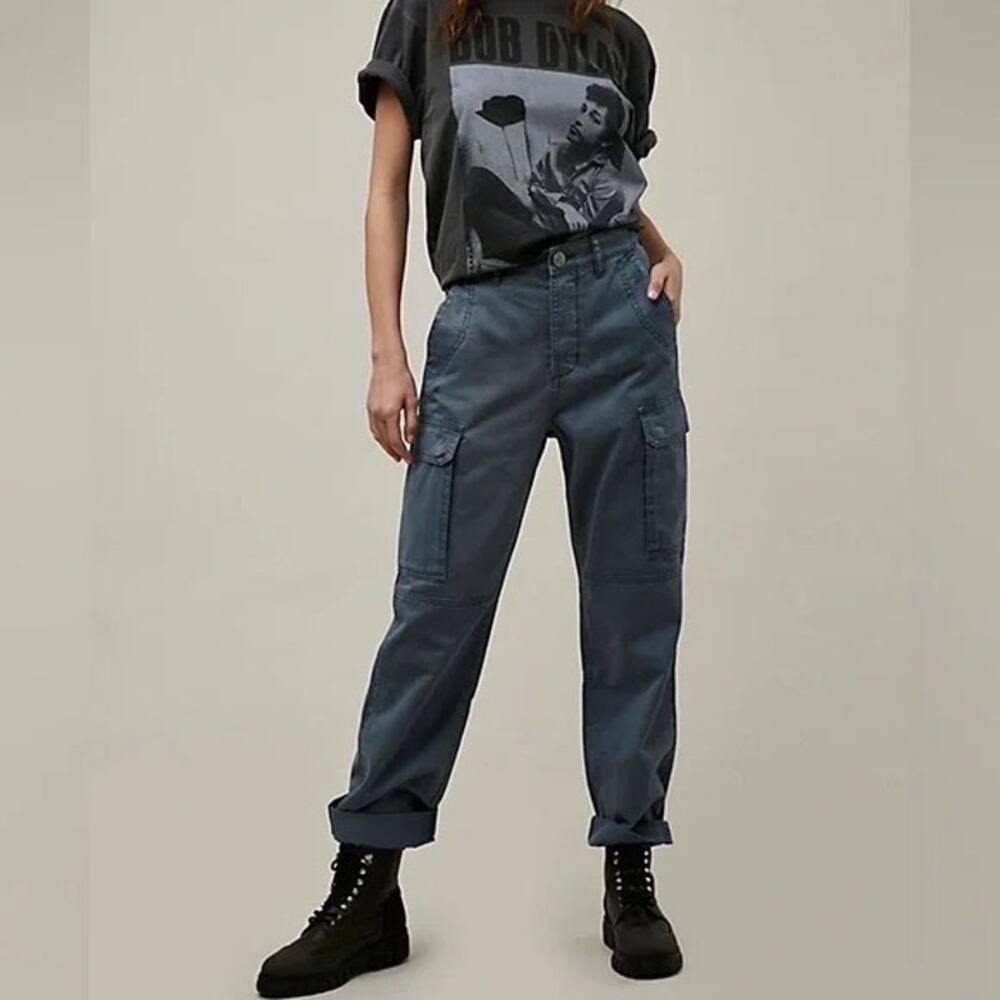 One Teaspoon Blue Moonlight Cargo Motion Utility Pants Size 27